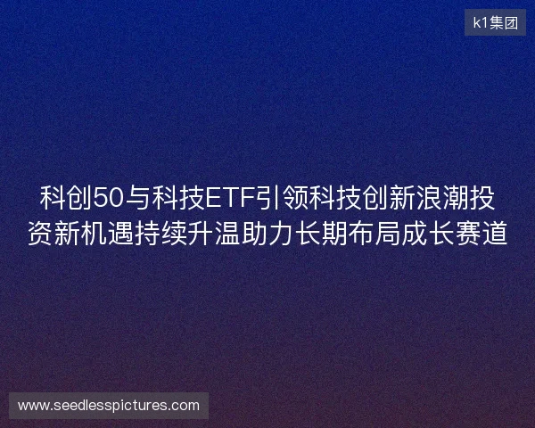 科创50与科技ETF引领科技创新浪潮投资新机遇持续升温助力长期布局成长赛道 科创50与科技ETF引领科技创新浪潮投资新机遇持续升温助力长期布局成长赛道
